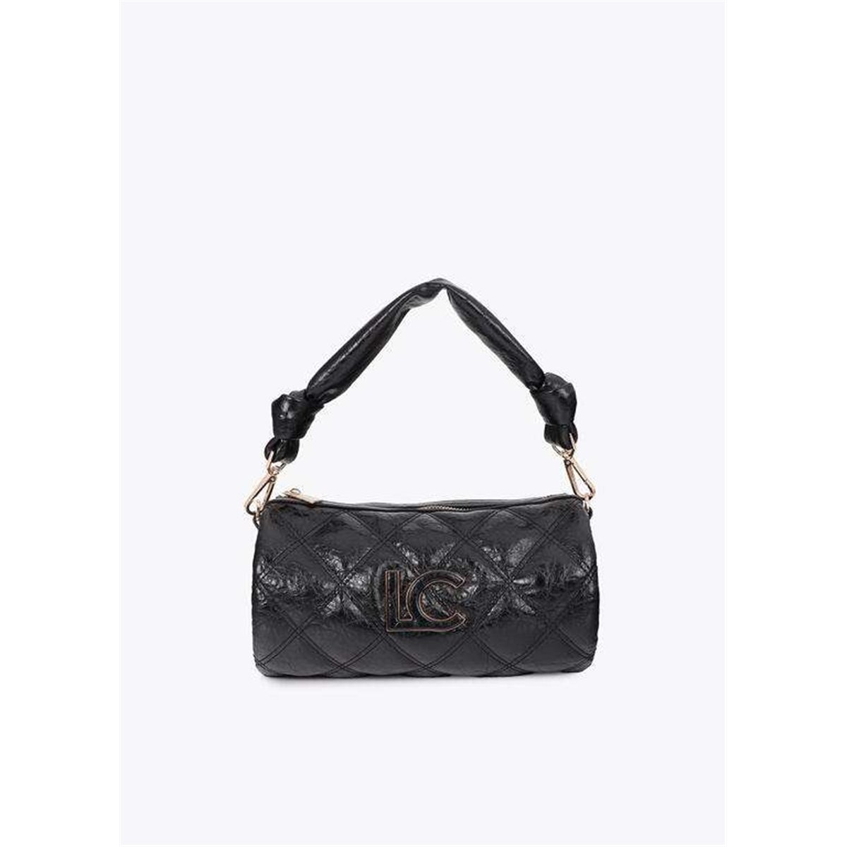 Bolso Bandolera Acolchada Negro