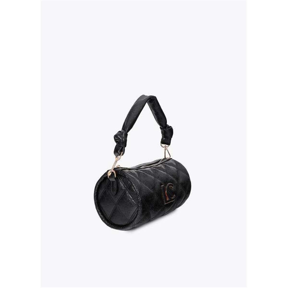Bolso Bandolera Acolchada Negro