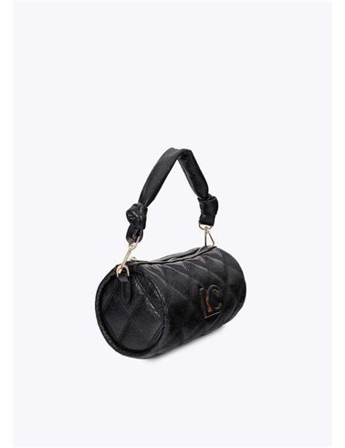 Bolso Bandolera Acolchada Negro