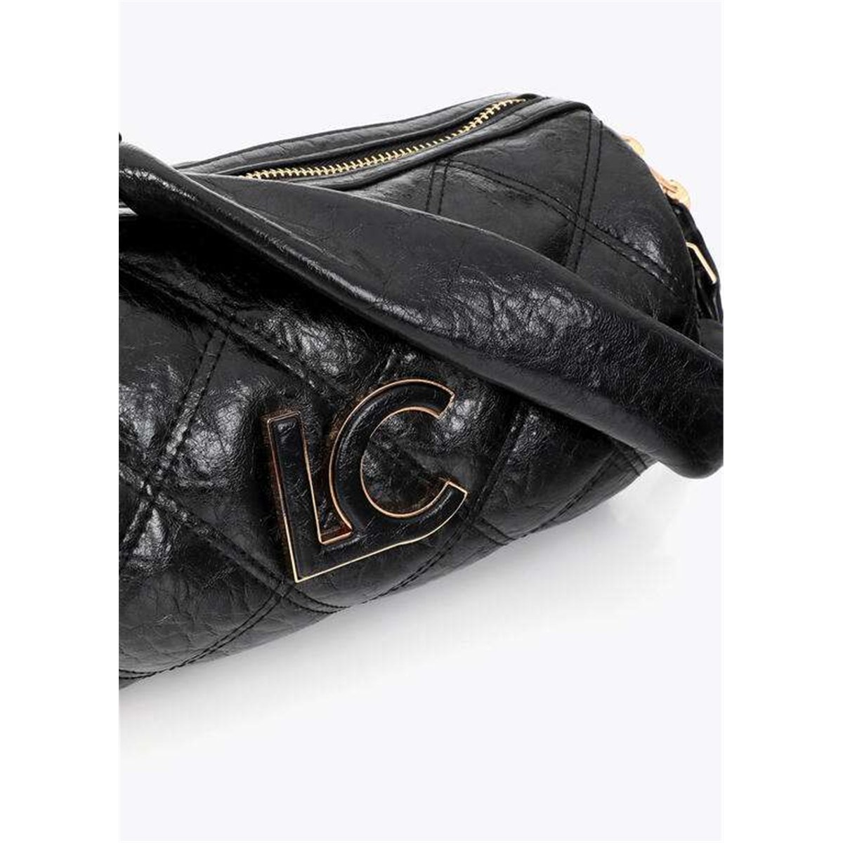 Bolso Bandolera Acolchada Negro