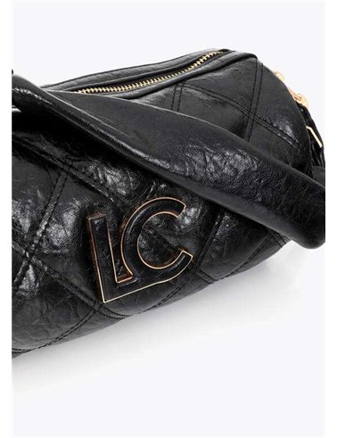 Bolso Bandolera Acolchada Negro