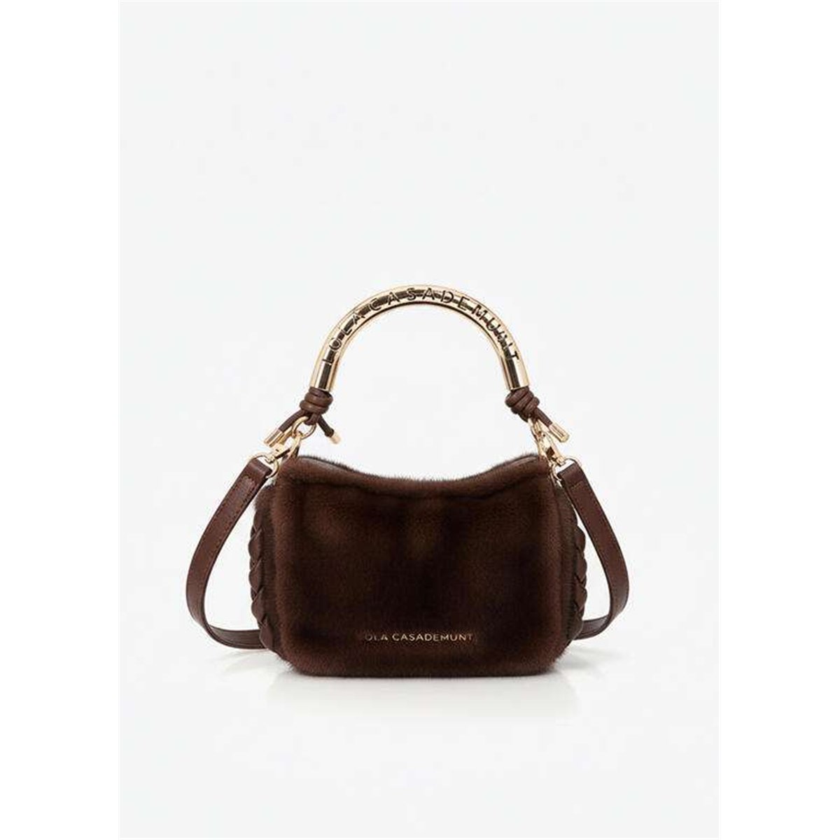 Bolso Bandolera Pelo 1982 Marrón