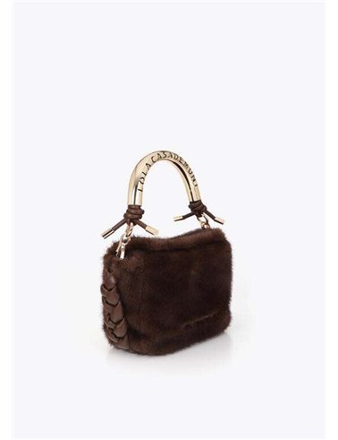 Bolso Bandolera Pelo 1982 Marrón