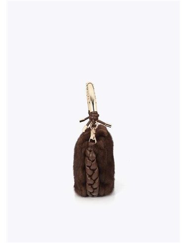 Bolso Bandolera Pelo 1982 Marrón