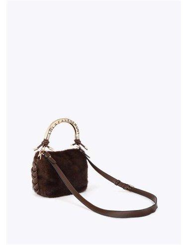 Bolso Bandolera Pelo 1982 Marrón