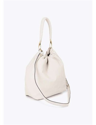 Bolso Saco Trenza Beig