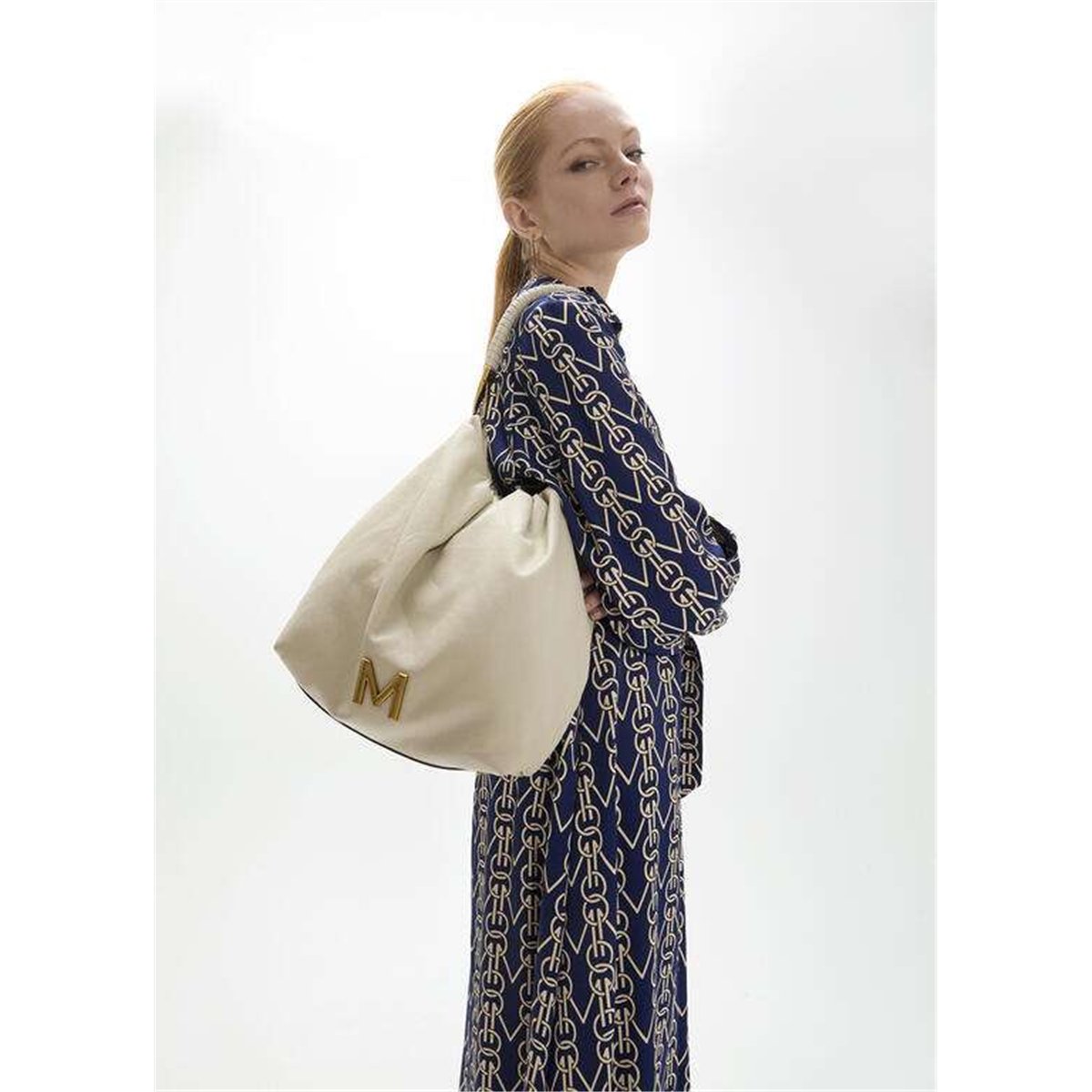 Bolso Saco Trenza Beig