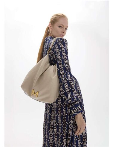 Bolso Saco Trenza Beig