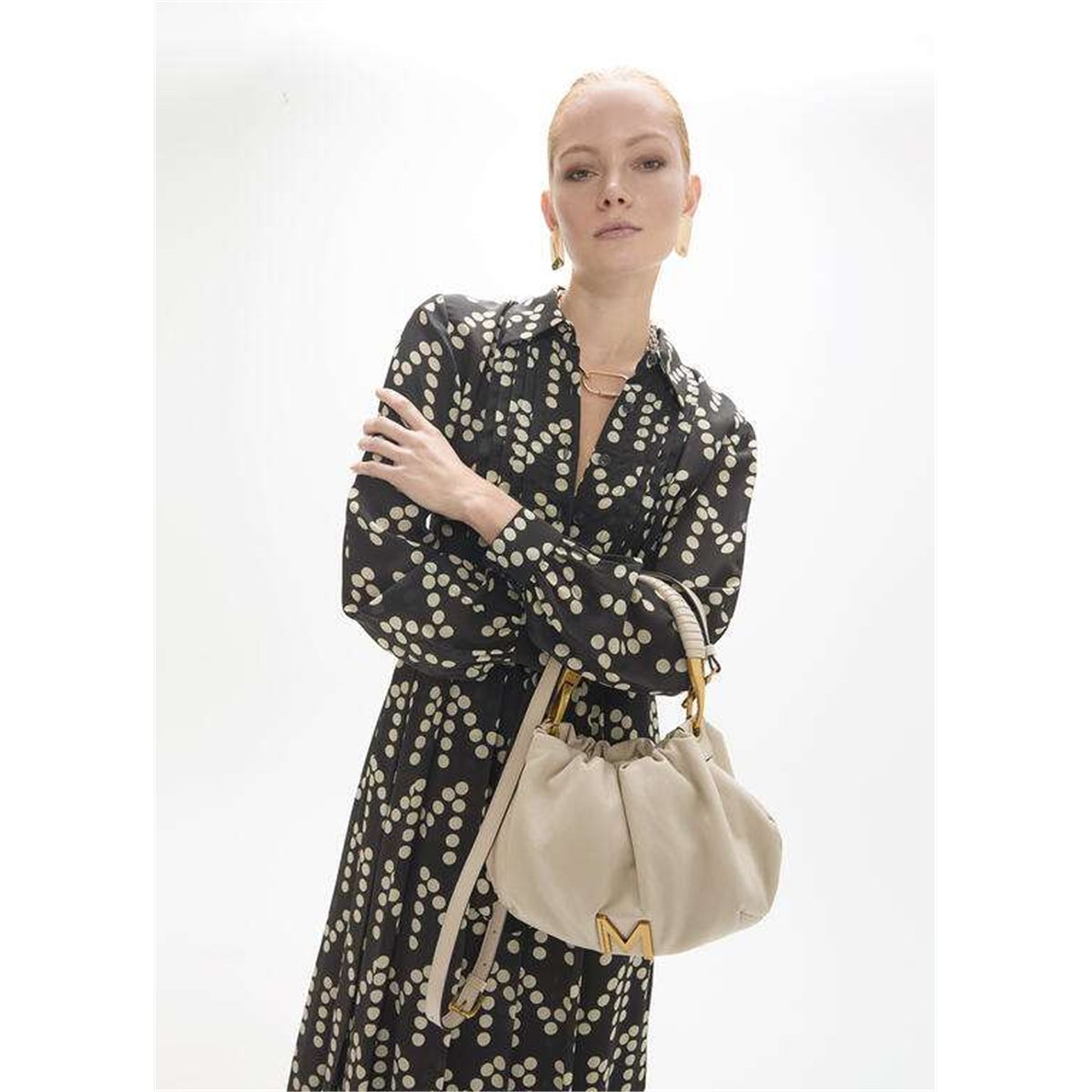 Bolso Mini Trenza Beig