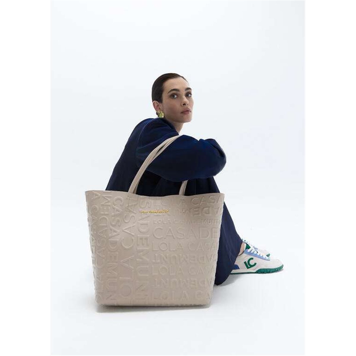 Bolso Shopper Grabado Negro Bolso Shopper Grabado Negro